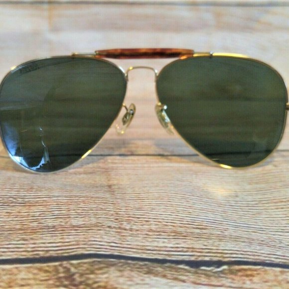 RAYEX Aviator Vintage 60/70's Gold Metal Frame Glass Lenses - Picture 5 of 7